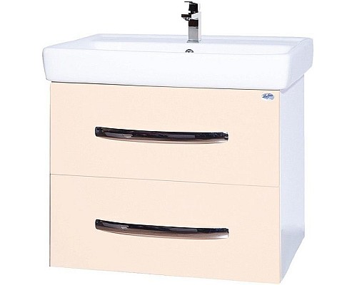 Тумба под раковину Bellezza Рокко 50 4633706000072 подвесная Бежевая Белая