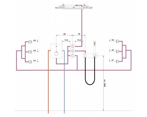 Боковой душ Grohe 27251000