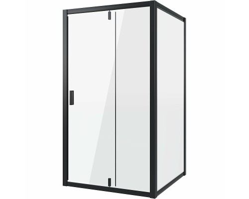 Душевой уголок Niagara Nova 110х100 NG-83-11AB-A100B профиль Черный стекло прозрачное