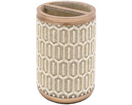 Стакан для зубных щеток Ridder Laila 2159209 Бежевый