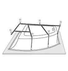 Каркас к ванне VAGNERPLAST Avona 150x90 VPK15090