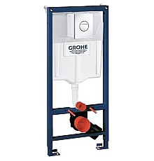 Инсталляция Grohe Solido 38832000 для унитаза с клавишей смыва Хром