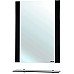 Зеркало Bellezza Рокко 60 4613709030047 с полкой Черное