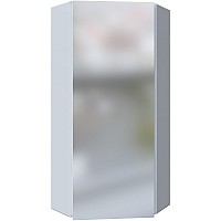 Зеркальный шкаф 1MarKa Penta 43П Ц0000005168 угловой Белый глянец