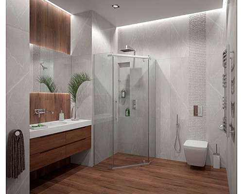 Душевой уголок Erlit Comfort 90х90 ER10109V-C1 профиль Хром стекло прозрачное