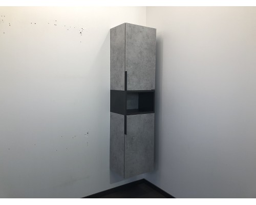 Шкаф пенал Comforty Франкфурт 40 00-00006505 подвесной Бетон светлый