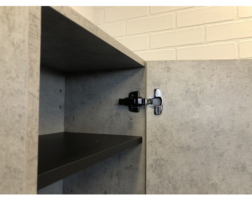 Шкаф пенал Comforty Франкфурт 40 00-00006505 подвесной Бетон светлый