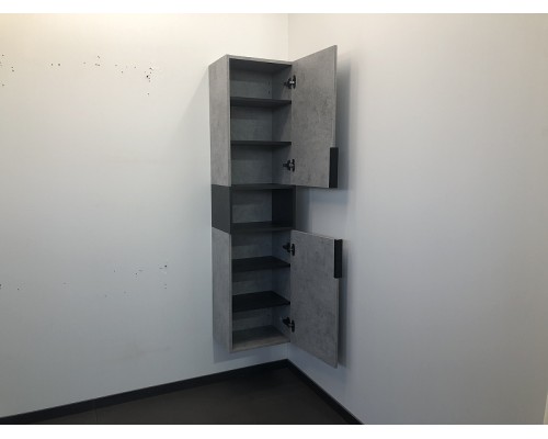 Шкаф пенал Comforty Франкфурт 40 00-00006505 подвесной Бетон светлый