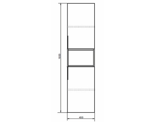 Шкаф пенал Comforty Франкфурт 40 00-00006505 подвесной Бетон светлый