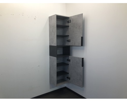 Шкаф пенал Comforty Франкфурт 40 00-00006505 подвесной Бетон светлый