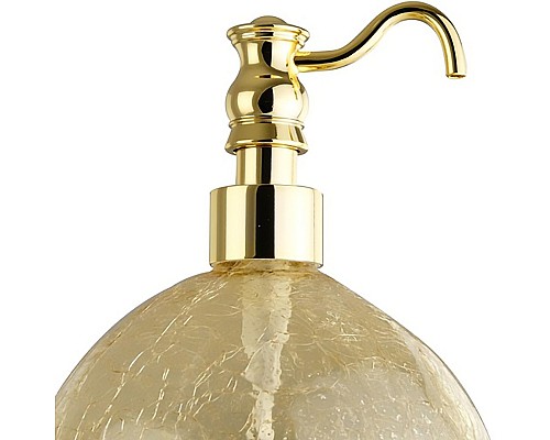 Дозатор для жидкого мыла Migliore Cristalia 16831 Золото с кристаллом Swarovski