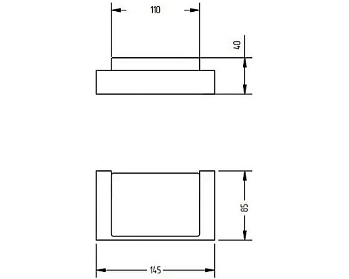 Мыльница Migliore Kvant 30233 Золото