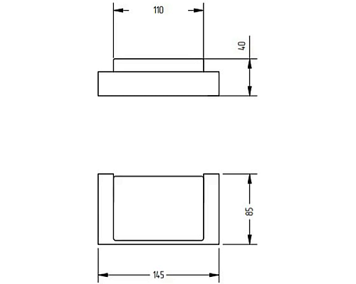 Мыльница Migliore Kvant 30233 Золото