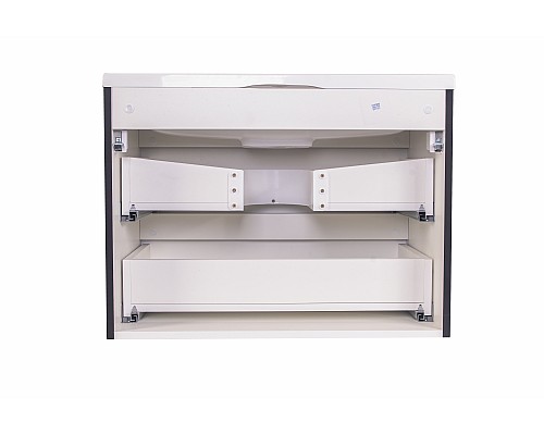 Тумба под раковину Style line Бергамо СС-00002321 подвесная черная