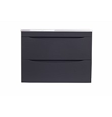 Тумба под раковину Style line Бергамо СС-00002321 подвесная черная