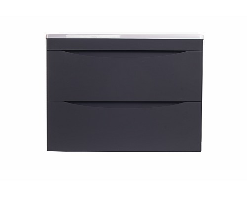 Тумба под раковину Style line Бергамо СС-00002321 подвесная черная