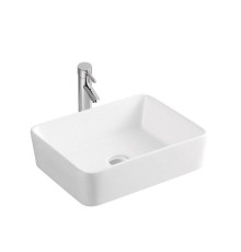 Раковина SinteSi LVB-APP-401 накладная белая 480х370х130, без отверстия под смеситель