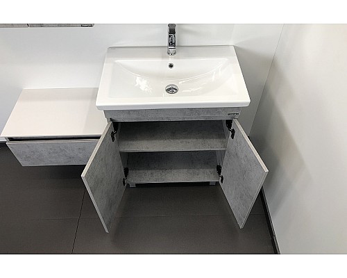 Тумба с раковиной Comforty Осло 70НД 00-00006117 Бетон светлый