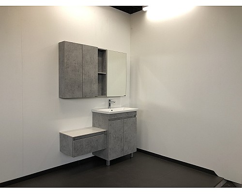 Тумба с раковиной Comforty Осло 70НД 00-00006117 Бетон светлый