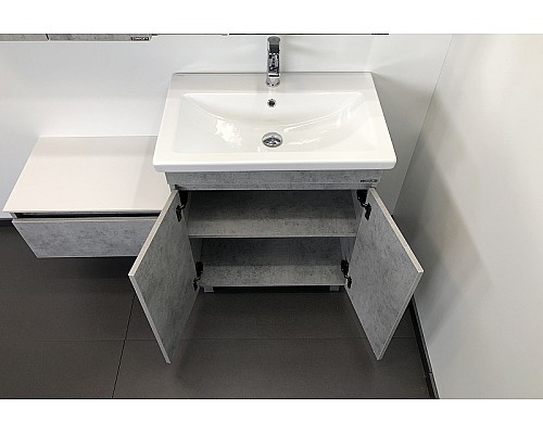 Тумба с раковиной Comforty Осло 70НД 00-00006117 Бетон светлый