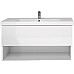 Тумба под раковину Dreja Perfecto 90 99.0808 подвесная Белый глянец