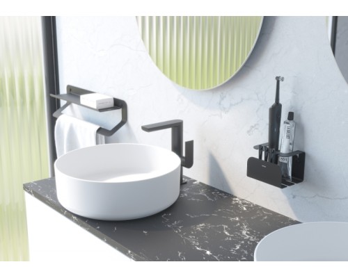 Держатель для зубных щеток Sonia Quick 185283 Черный матовый