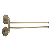 Полотенцедержатель двойной Veragio Stanford 33 поворотный, бронза