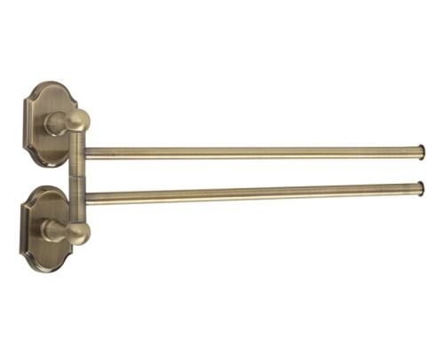 Полотенцедержатель двойной Veragio Stanford 33 поворотный, бронза