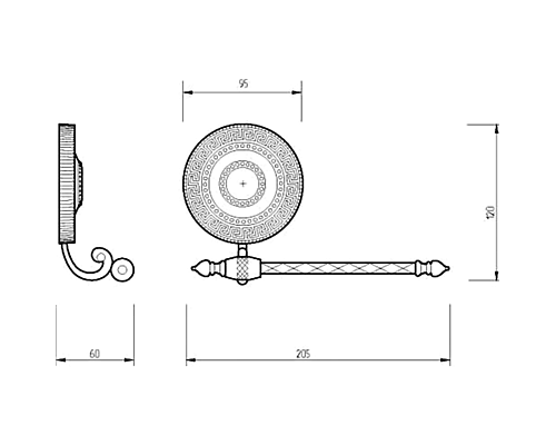 Держатель туалетной бумаги Migliore Montecarlo 31509 Золото