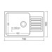 Кухонная мойка Reflection Bolero 74 RF0574WH Белая