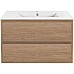 Тумба под раковину Vincea Gio 80 VMC-2G800NO подвесная N.Oak
