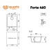Кухонная мойка Ulgran Quartz Forte 460-07 Уголь