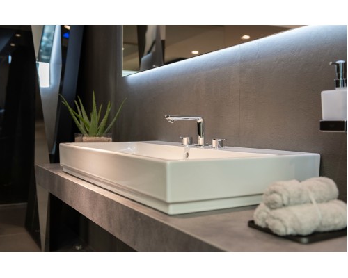 Смеситель Grohe для раковины на 3 отверстия с низкимом