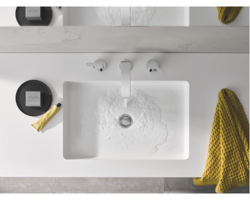 Смеситель Grohe для раковины на 3 отверстия с низкимом