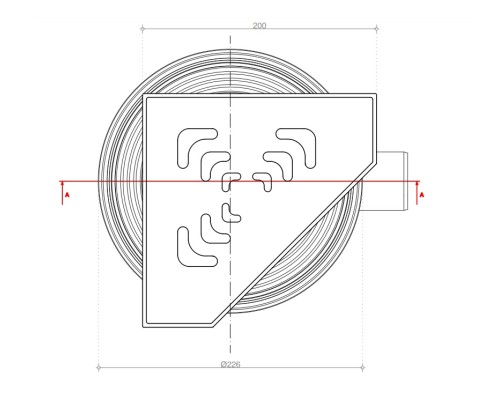 Душевой трап Pestan Confluo Standard Angle 1 13000013