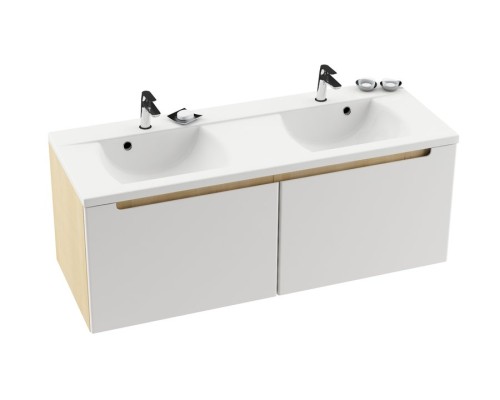 Умывальник двойной Ravak CLASSIC 1300 белый с отверстиями