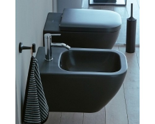 Биде Duravit Happy D 2 2258151300 подвесное Антрацит матовый