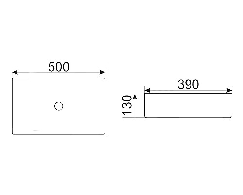Раковина-чаша CeramaLux 50 190 Белая