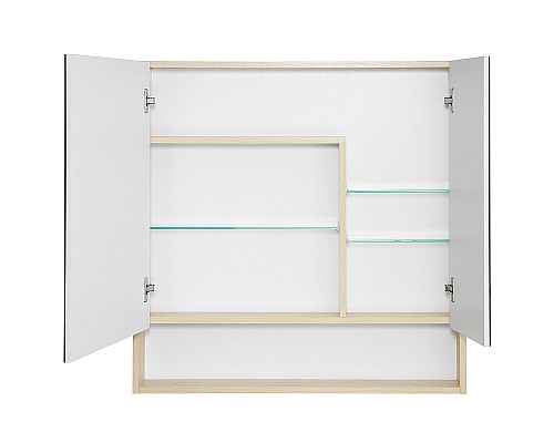 Зеркальный шкаф Aquaton Сканди 90 1A252302SDB20 Белый Дуб верона