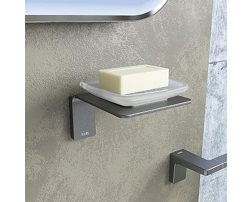 Мыльница Iddis Slide SLIGMG0i42 Графит