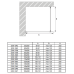 Душевое ограждение NEW TRENDY AVEXA BLACK 110x200 (черный)