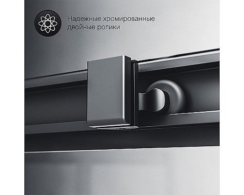 Душевой уголок AM.PM Gem S 90х90 W93G-403-090BT профиль Черный матовый стекло прозрачное