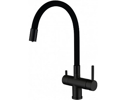 Смеситель для кухни Gappo G4398-36 Черный матовый