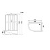 Душевая кабина Niagara Luxe NG-7712GR 120x80