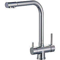 Смеситель для кухонной мойки ZORG Sanitary ZR 348 YF NICKEL