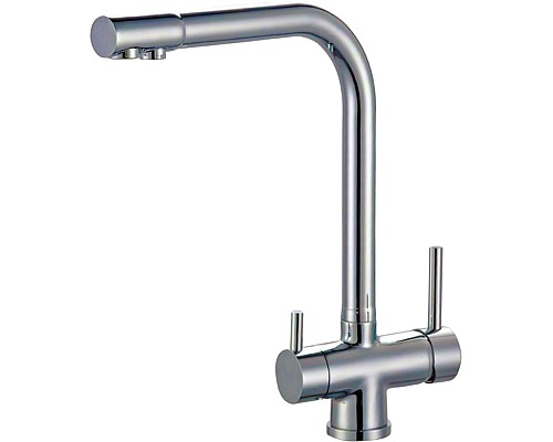 Смеситель для кухонной мойки ZORG Sanitary ZR 348 YF NICKEL