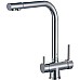 Смеситель для кухонной мойки ZORG Sanitary ZR 348 YF NICKEL