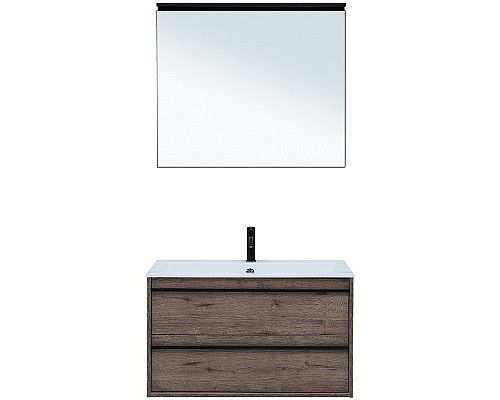 Тумба под раковину Aquanet Lino 90 253913 подвесная Дуб веллингтон
