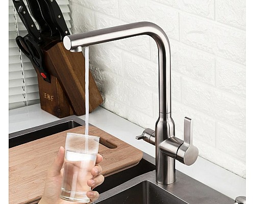 Смеситель для кухни Gappo G4399-4 Нержавеющая сталь