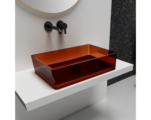 Раковина-чаша Abber Kristall 60 AT2803Opal Коричневая